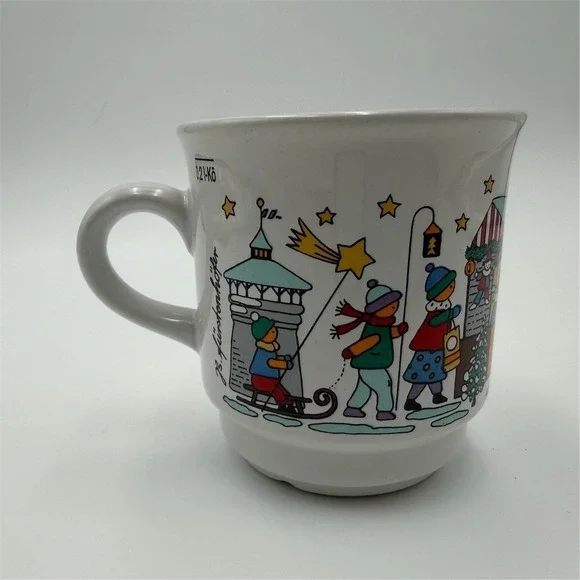 Christkindlesmarkt Nürnberg 1998 Ceramic Souvenir Mug Cup German - Picture 3 of 7